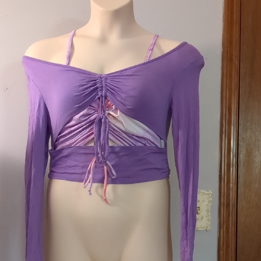 2 Piece Layered Crop Top